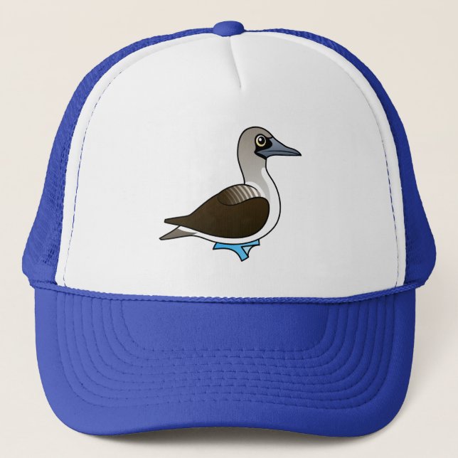 Casquette Idiot Bleu-aux pieds mignon (Devant)