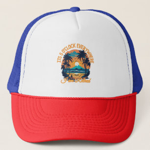 Casquette Il est 17 heures partout je suis à la retraite