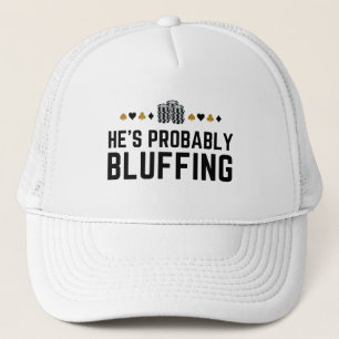 Casquette Il est probablement Bluff Matching Casino Poker Ca