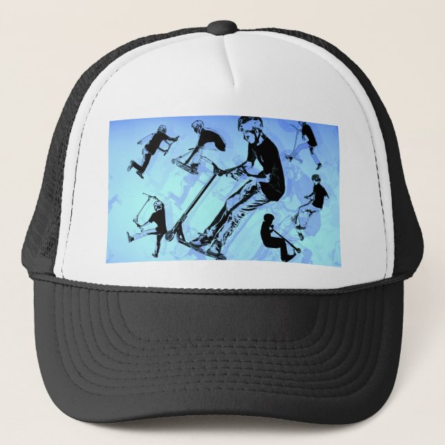 Casquette Il est tout au sujet du scooter ! - Tours de (Devant)