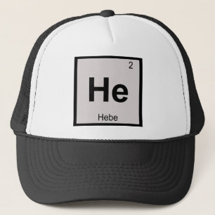 Casquette Il - Symbole du tableau périodique de la chimie de