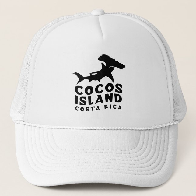 Casquette Île de Cocos de requin marmerhead (Devant)