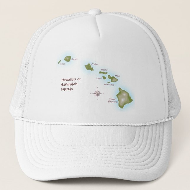 Casquette Iles hawaïennes (Devant)