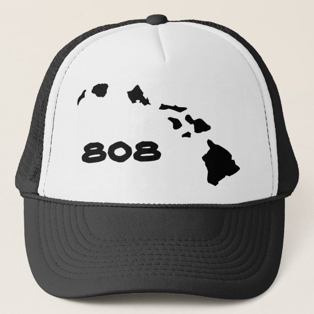Casquette Îles hawaïennes hawaïennes 808 (Devant)