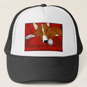 Casquette Illustration anglaise paresseuse de race de chien