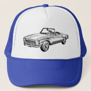 Casquette Illustration convertible Mercedes Benz 280 SL