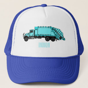 Casquette Illustration de camion à ordures