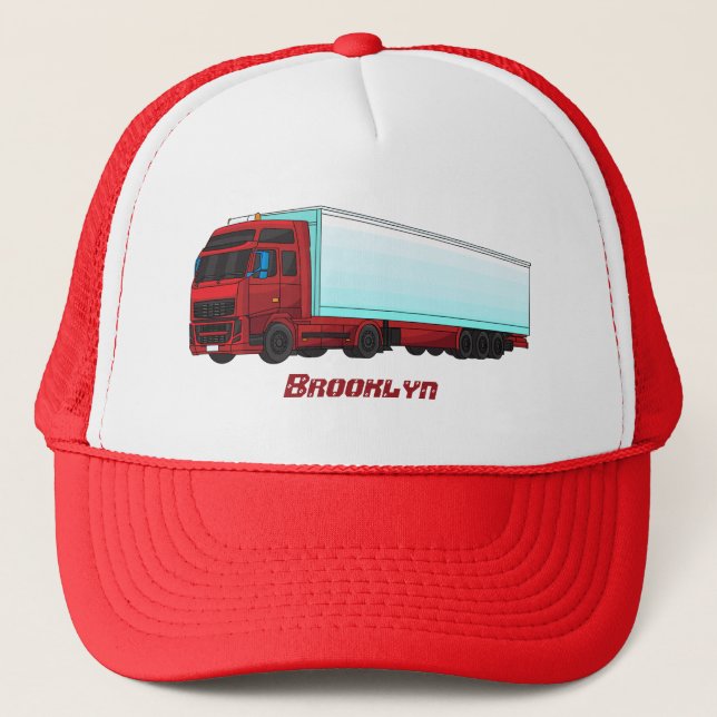 Casquette Illustration de camion roumain (Devant)