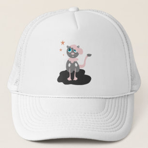 Casquette Illustration de chat pour enfants, mignon kitty de