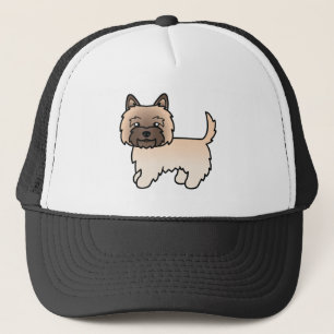 Casquette Illustration de chien de dessin animé Terrier Cair