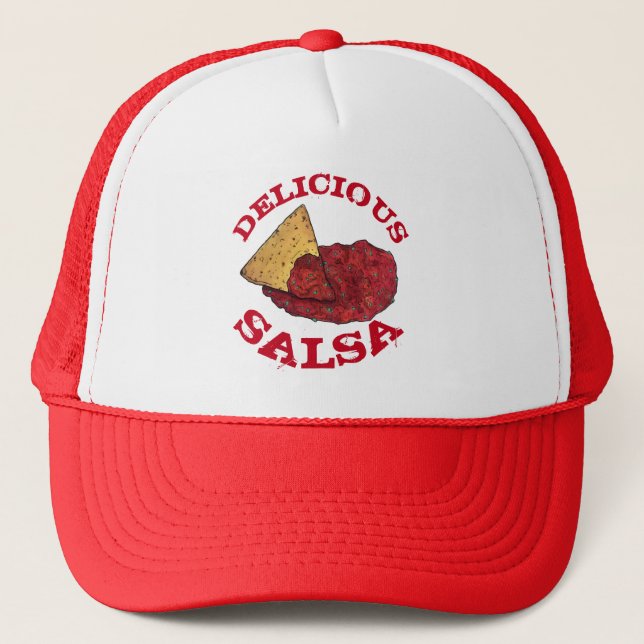 Casquette Illustration de délicieuses chips de tortilla de l (Devant)