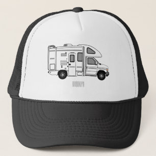 Casquette Illustration de dessin animé Campervan