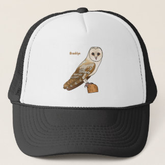 Casquette Illustration de dessin animé de la chouette grange