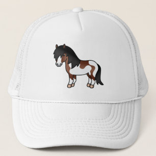 Casquette Illustration de dessin animé de poney Shetland Pin