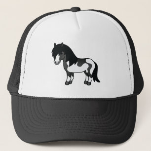 Casquette Illustration de dessin animé de poney Shetland Pin