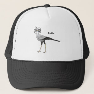 Casquette Illustration de dessin du secrétaire pour oiseaux