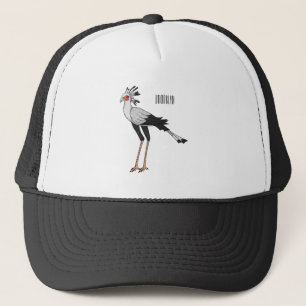 Casquette Illustration de dessin du secrétaire pour oiseaux