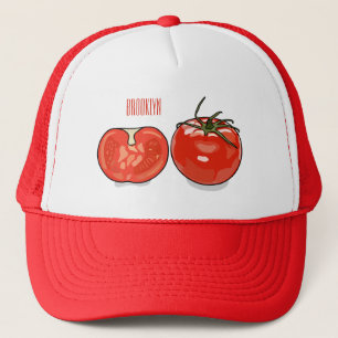 Casquette Illustration de dessin sur la tomate