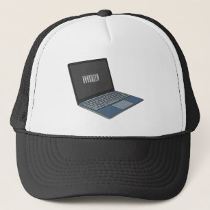 Casquette Illustration de dessin sur ordinateur portable