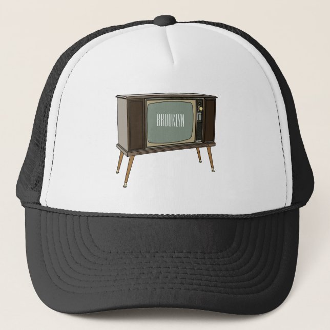 Casquette Illustration de dessin télévisé (Devant)