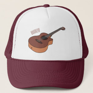Casquette Illustration de guitare acoustique