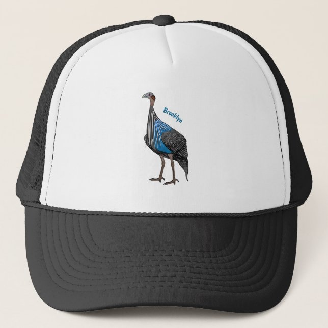 Casquette Illustration de la caricature de la vautour  (Devant)