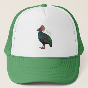 Casquette Illustration de la caricature d'oiseau perdrix en 