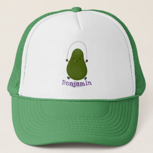 Casquette Illustration de la corde à sauter à l'avocat migno