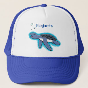 Casquette Illustration de la petite tortue de mer