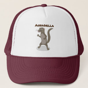 Casquette Illustration de mignonne mangouste