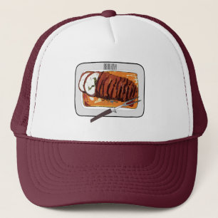 Casquette Illustration de poitrine de dinde rôtie