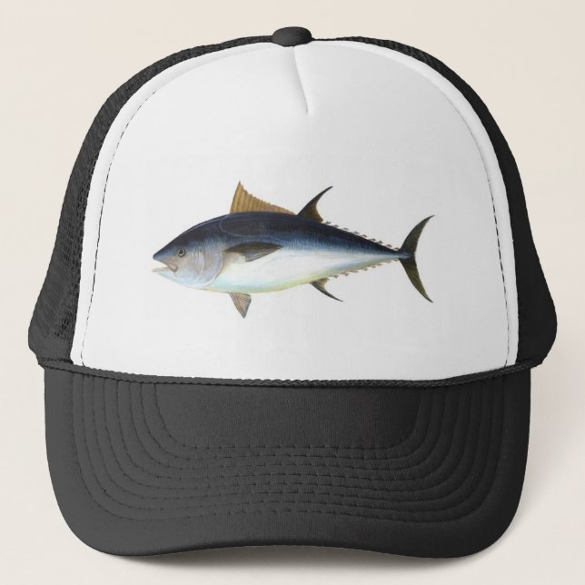 Casquette Illustration de thon de thonine (Devant)