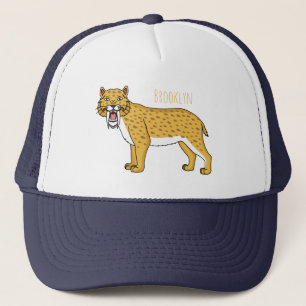 Casquette Illustration de tigre à dents de sabre