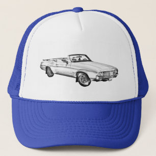 Casquette Illustration de voiture 1971 Oldsmobile Cutlass Su