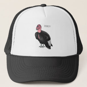 Casquette Illustration d'oiseau condor de Californie
