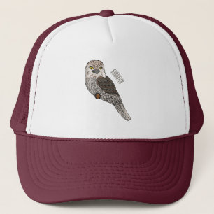 Casquette Illustration d'oiseau de Tawny frogmouth