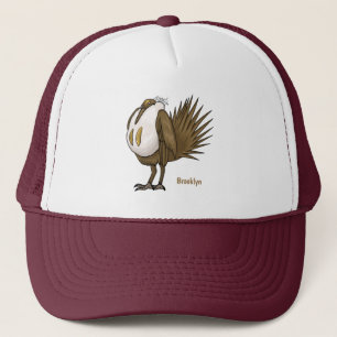 Casquette Illustration d'oiseau de tétras des armoises