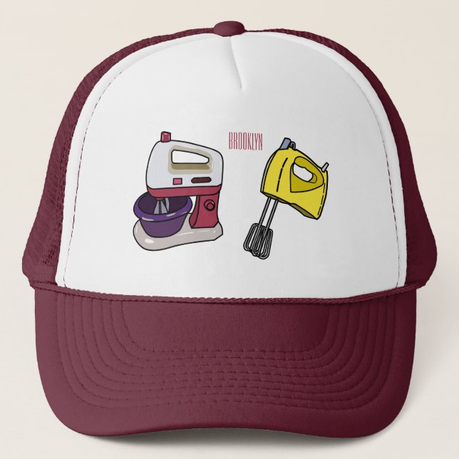 Casquette Illustration du mixer (Devant)
