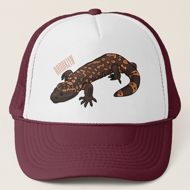 Casquette Illustration du monstre Gila (Devant)