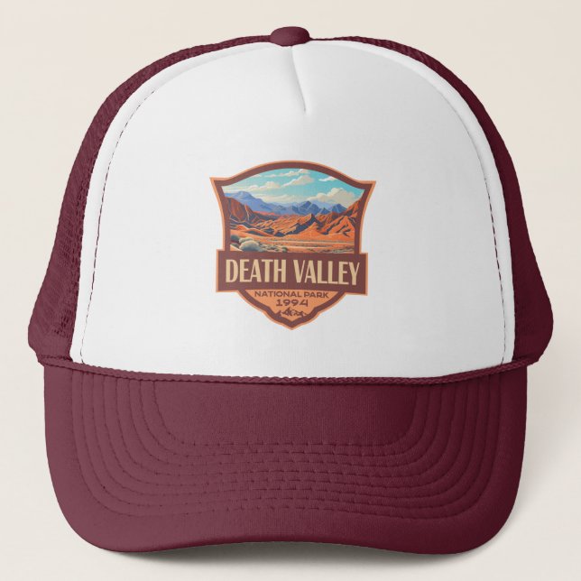 Casquette Illustration du parc national de Death Valley Retr (Devant)