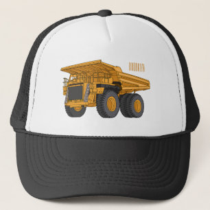 Casquette Illustration d'un camion à grande échelle