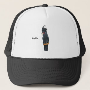 Casquette Illustration d'un oiseau de cobaye de palme