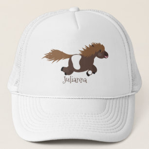 Casquette Illustration d'un poney de Shetland mignon