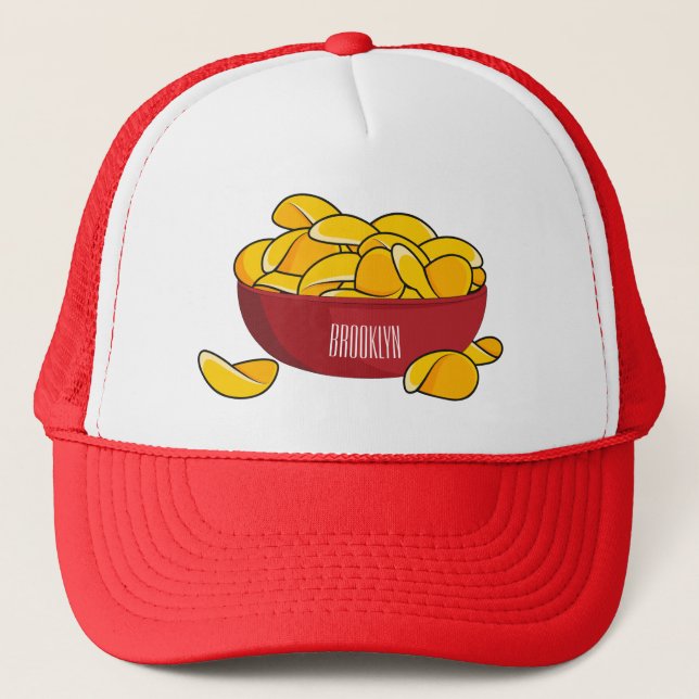 Casquette Illustration d'une puce de pomme de terre (Devant)