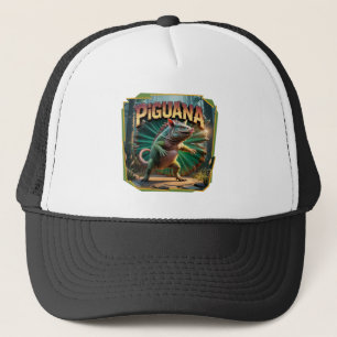 Casquette Illustration Piguana Combo Créature Drôle