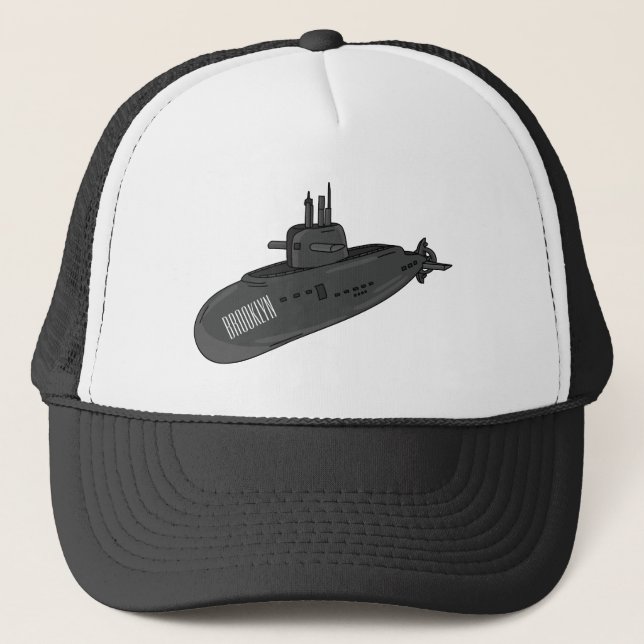 Casquette Illustration sous-marine (Devant)