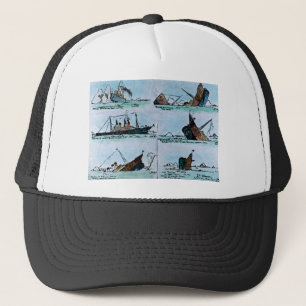 Casquette Illustration vintage titanique de RMS de la