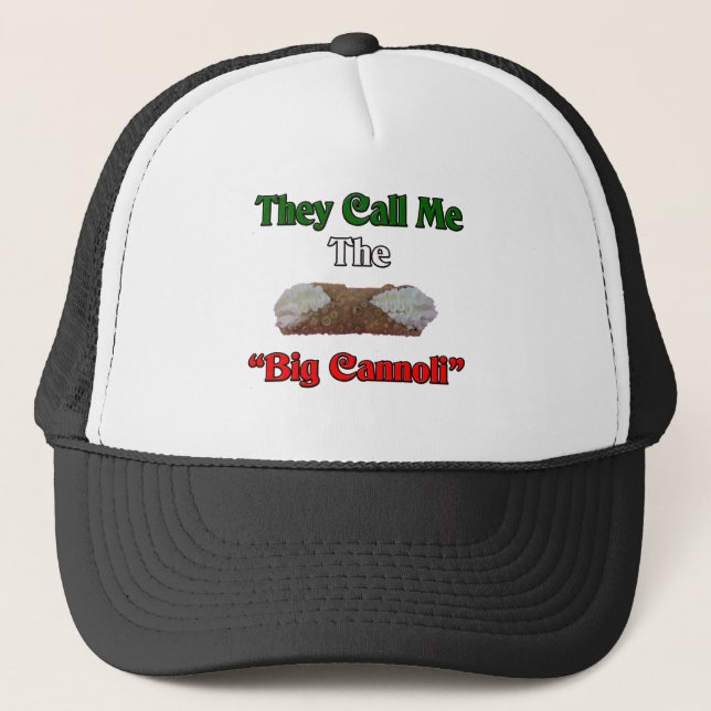 Casquette Ils m'appellent le grand Cannoli (Devant)