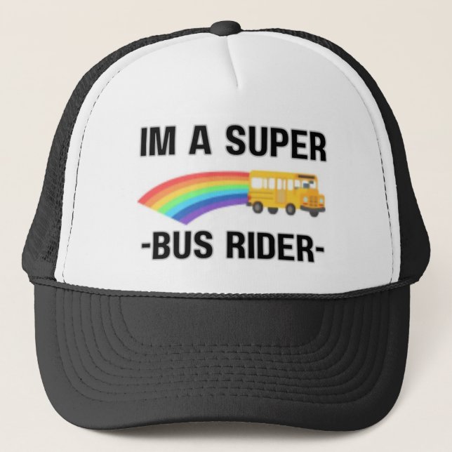 Casquette Im A Super Bus Rider (Devant)