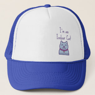 Casquette I'm an Indoor Cat Funny Humor Cat Lover